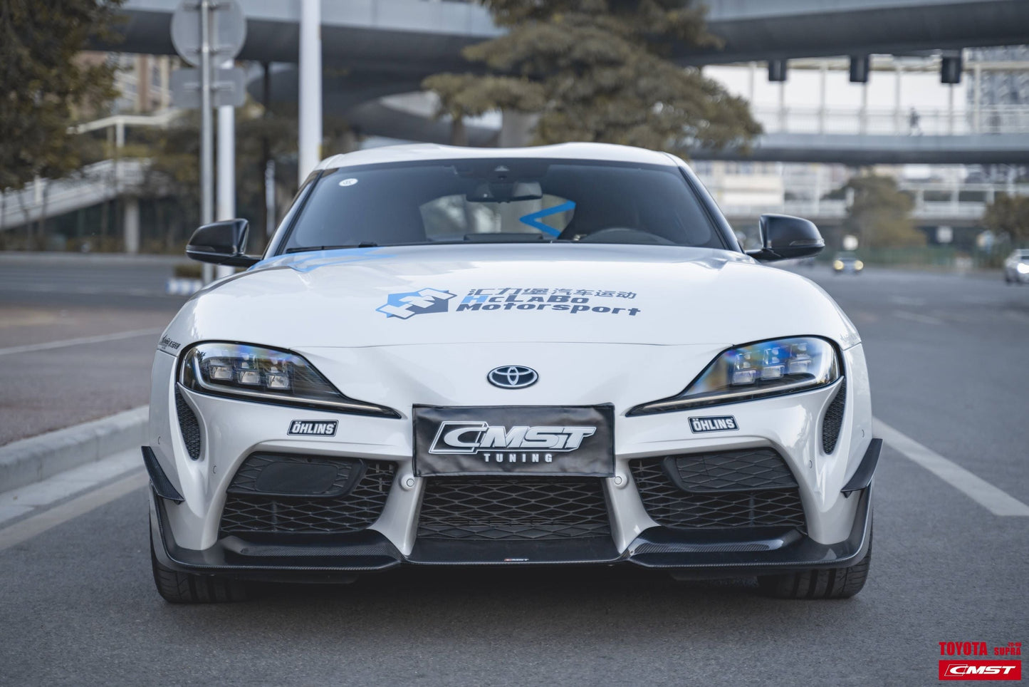 CMST Tuning Carbon Fiber Front Bumper Canards for Toyota GR Supra A90 A91 2020 2021 2022