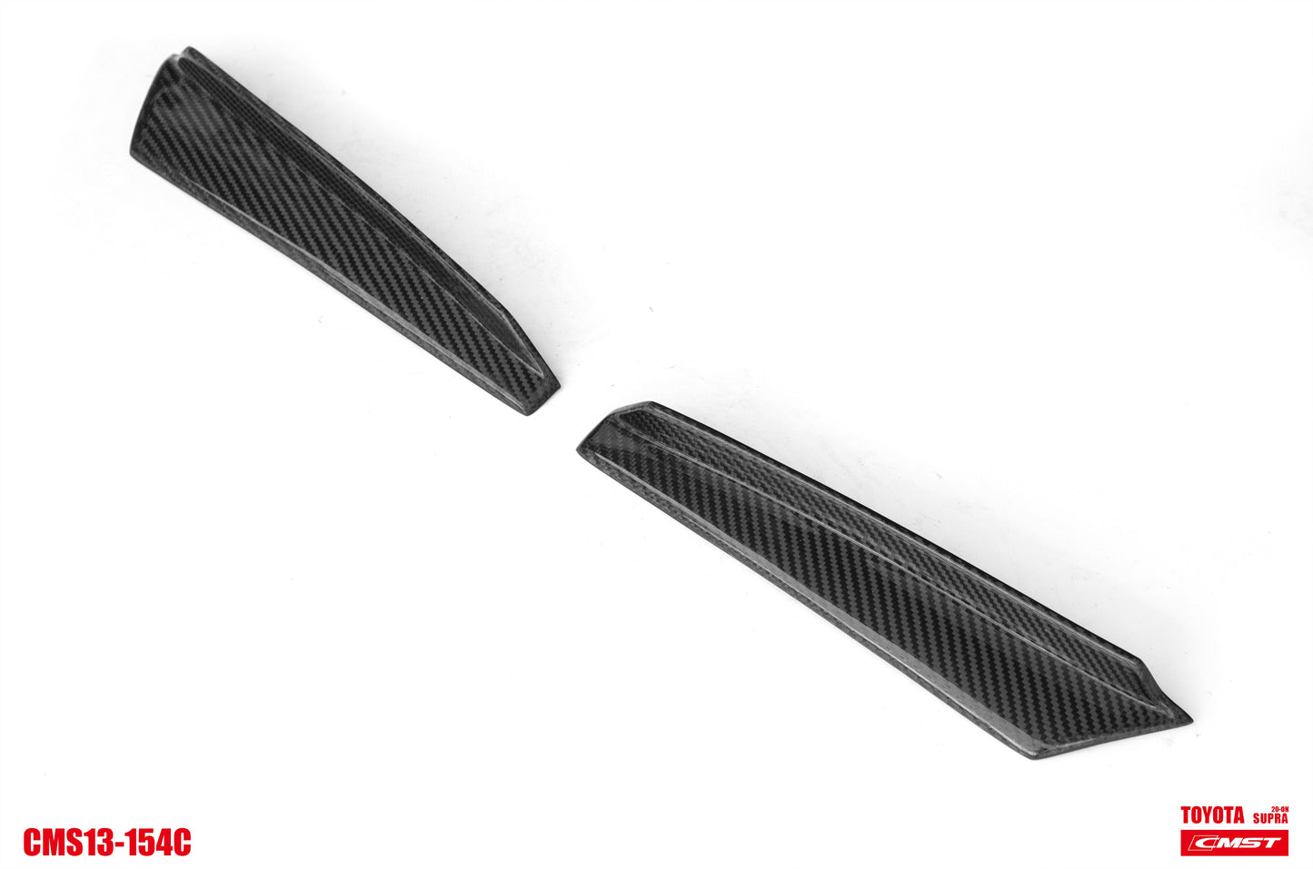 CMST Tuning Carbon Fiber Front Bumper Canards for Toyota GR Supra A90 A91 2020 2021 2022