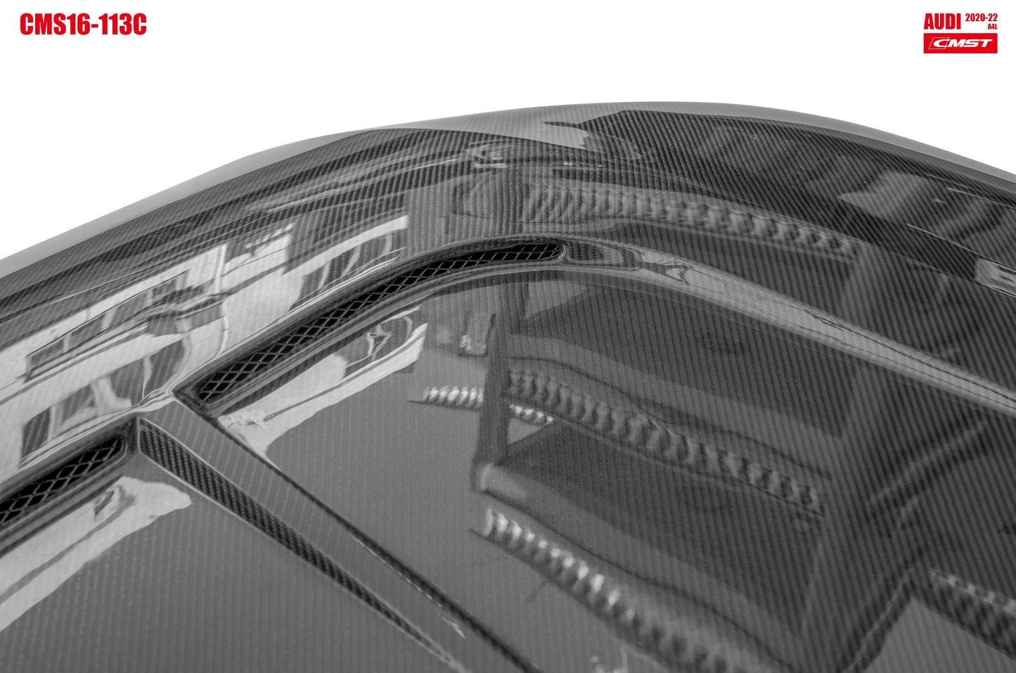CMST Tuning Carbon Fiber Hood Bonnet Ver.2 for Audi S4 & A4 S-line 2017-ON B9 B9.5