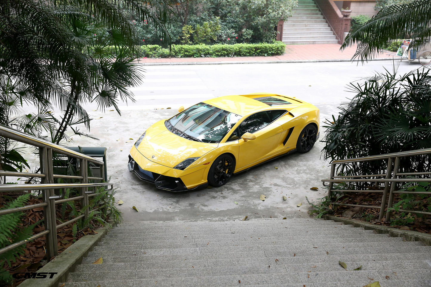 CMST Tuning Carbon Fiber Front Bumper & Front Lip for Lamborghini Gallardo 2009-2014