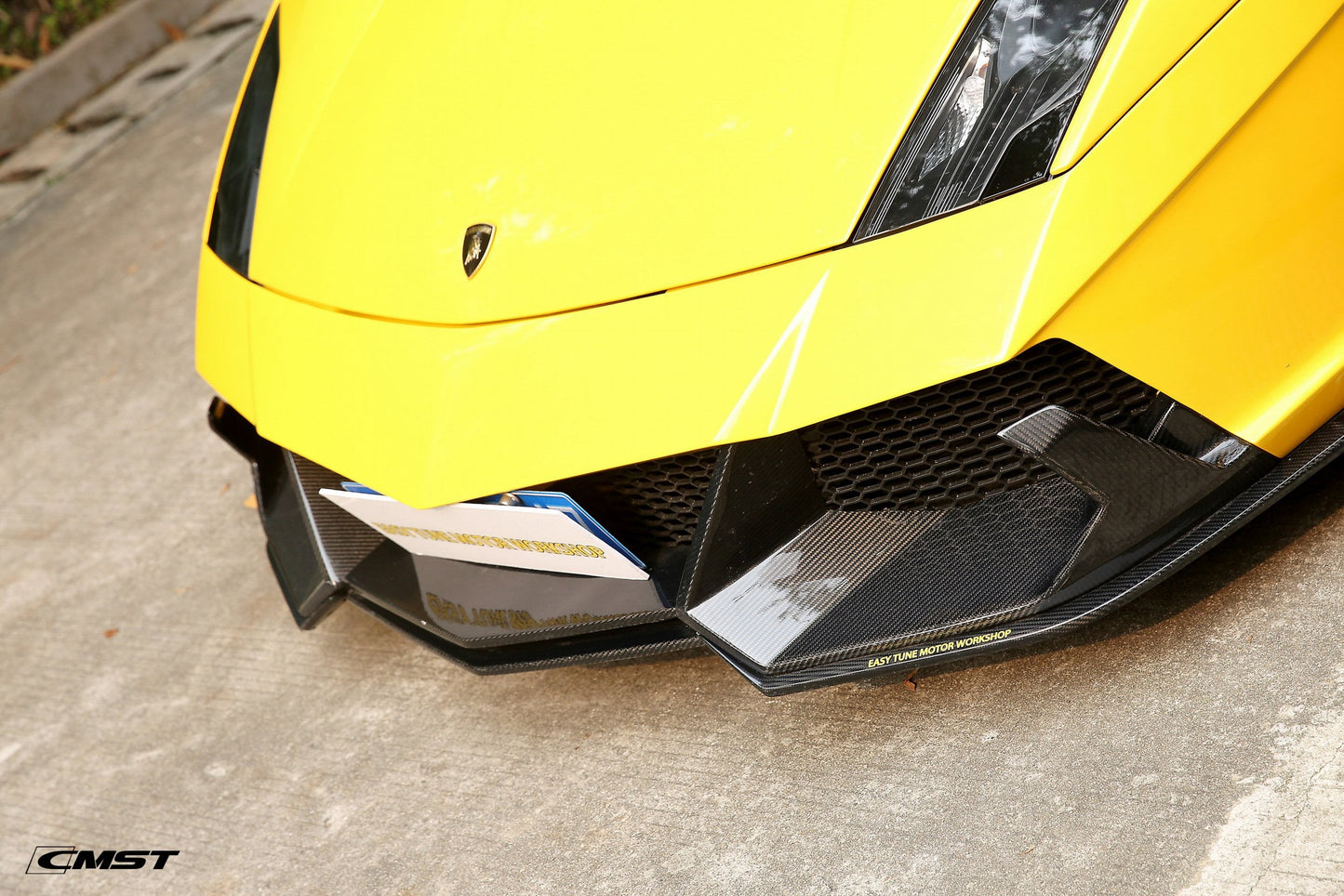 CMST Tuning Carbon Fiber Front Bumper & Front Lip for Lamborghini Gallardo 2009-2014