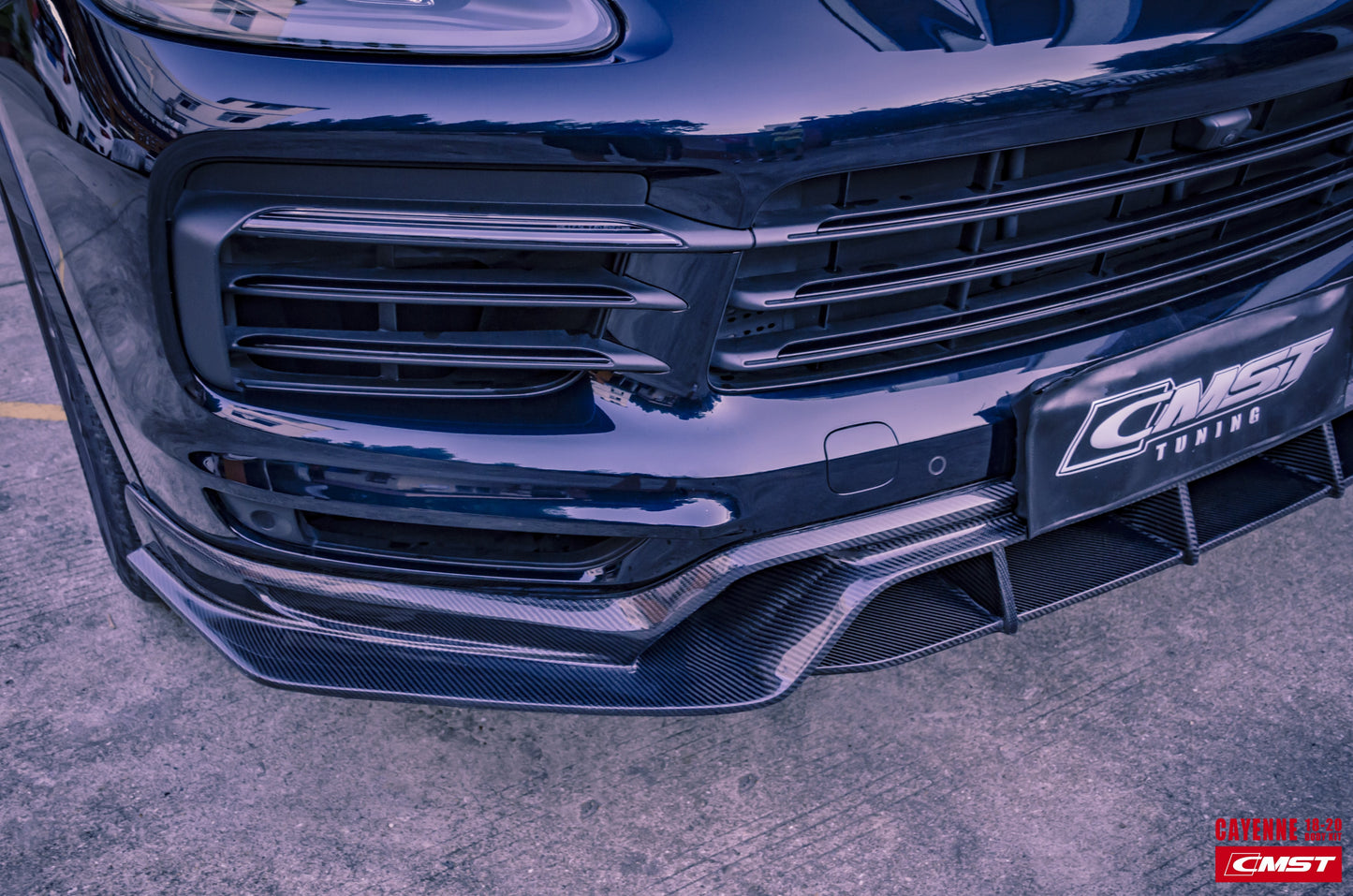 CMST Carbon Fiber Front Lip for Porsche Cayenne 9Y0 2018-ON