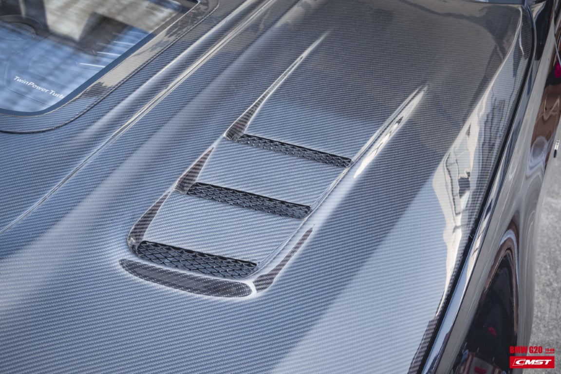 CMST Tuning Carbon Fiber Glass Transparent Hood Bonnet for BMW 3 Series G20 G28 330i M340i