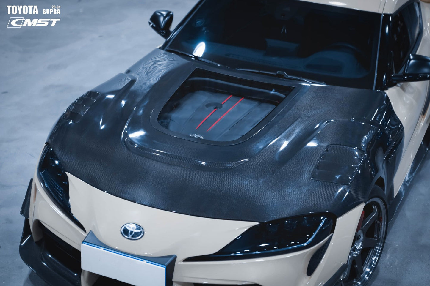 CMST Tuning Carbon Fiber Glass Transparent Hood Bonnet for Toyota GR Supra A90 A91