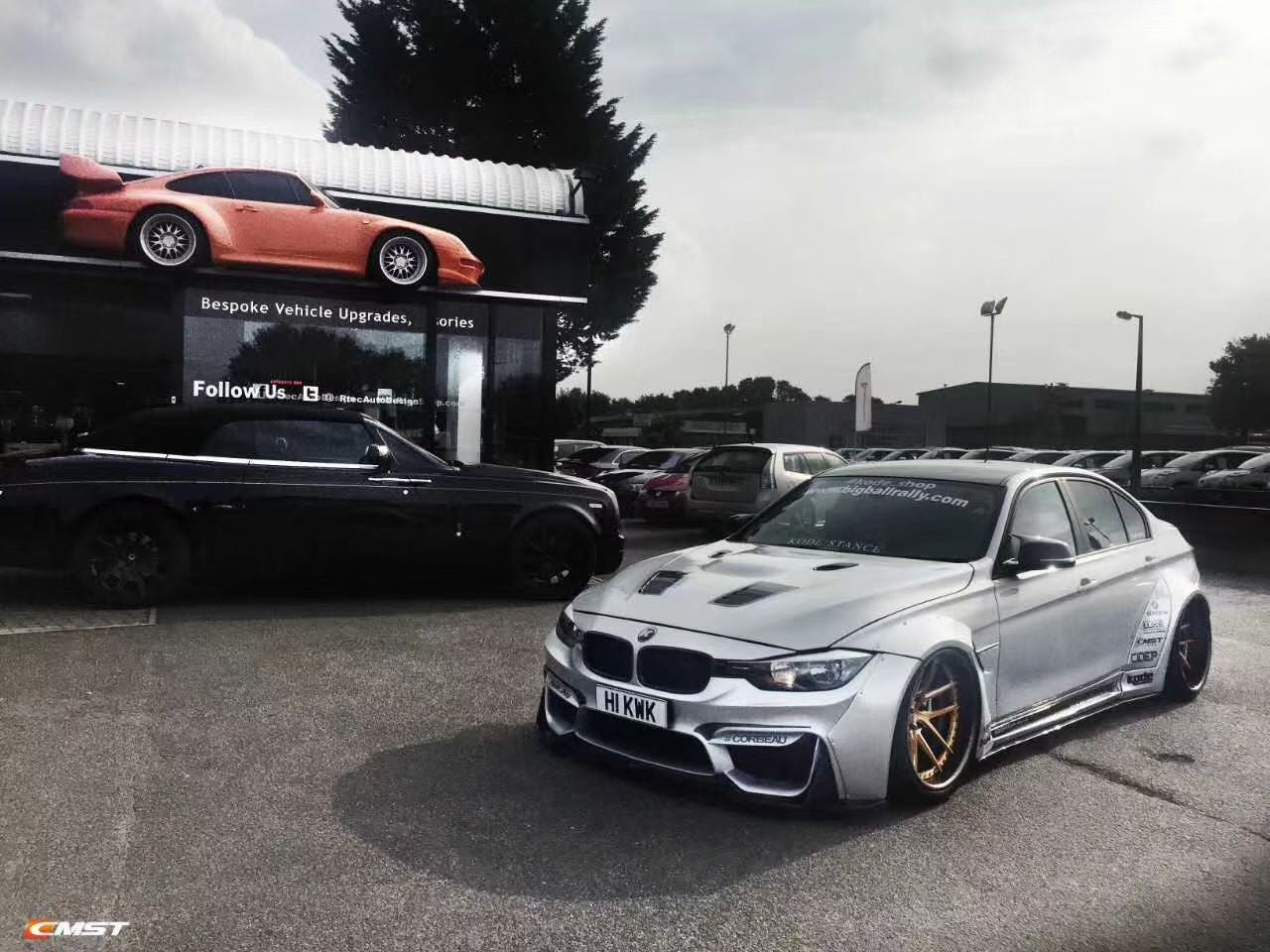 CMST Tuning Carbon Fiber Hood Bonnet Ver.3 for BMW 3 Series F30 F31 / 4 Series F32 F33 F36 2012-2020