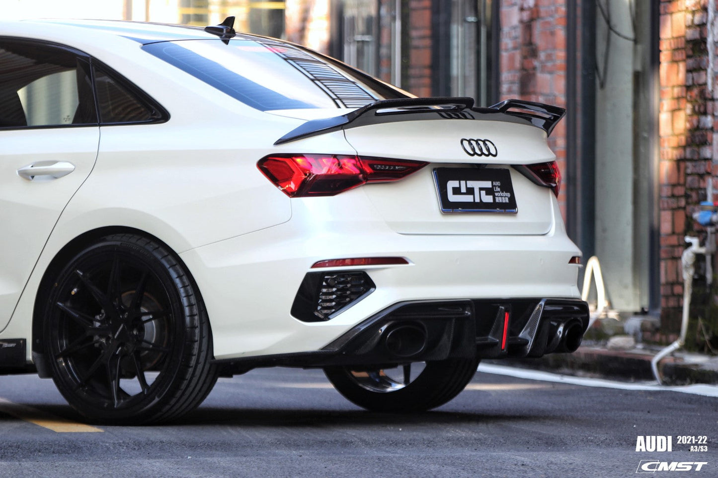 CMST Tuning Carbon Fiber Rear Diffuser for Audi S3 A3 8Y 2021-ON