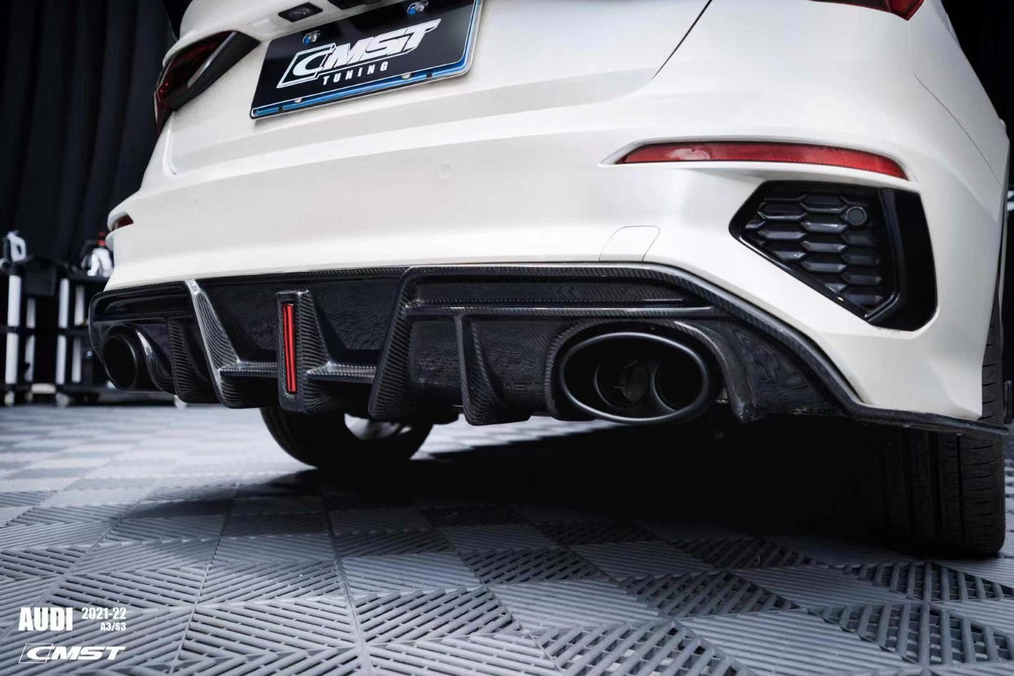 CMST Tuning Carbon Fiber Rear Diffuser for Audi S3 A3 8Y 2021-ON
