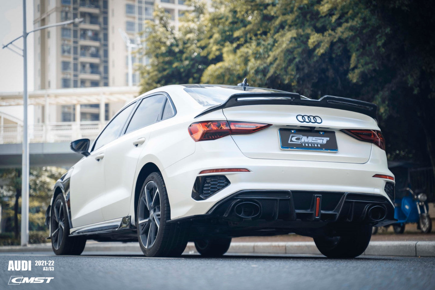 CMST Tuning Carbon Fiber Rear Diffuser for Audi S3 A3 8Y 2021-ON