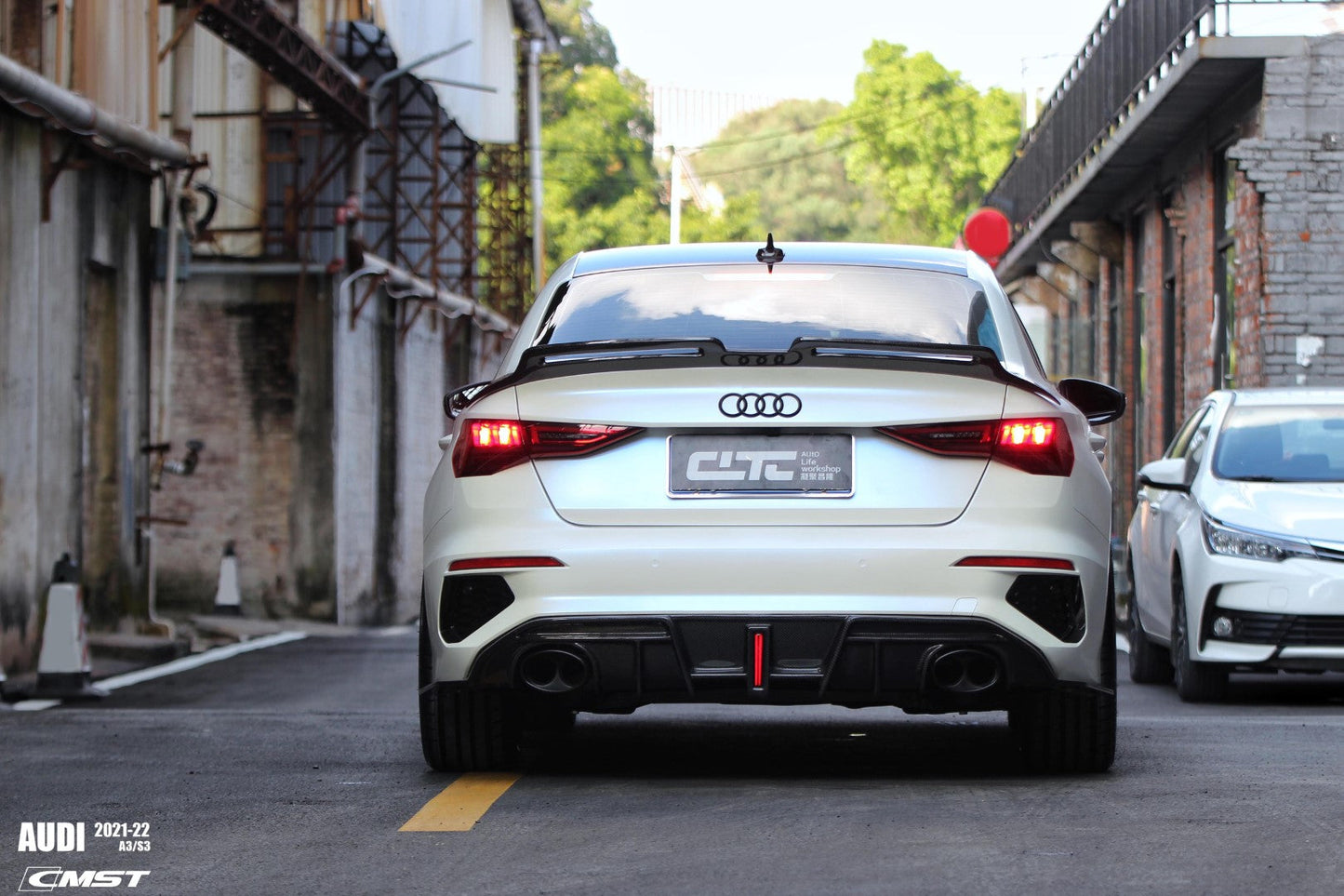 CMST Tuning Carbon Fiber Rear Diffuser for Audi S3 A3 8Y 2021-ON