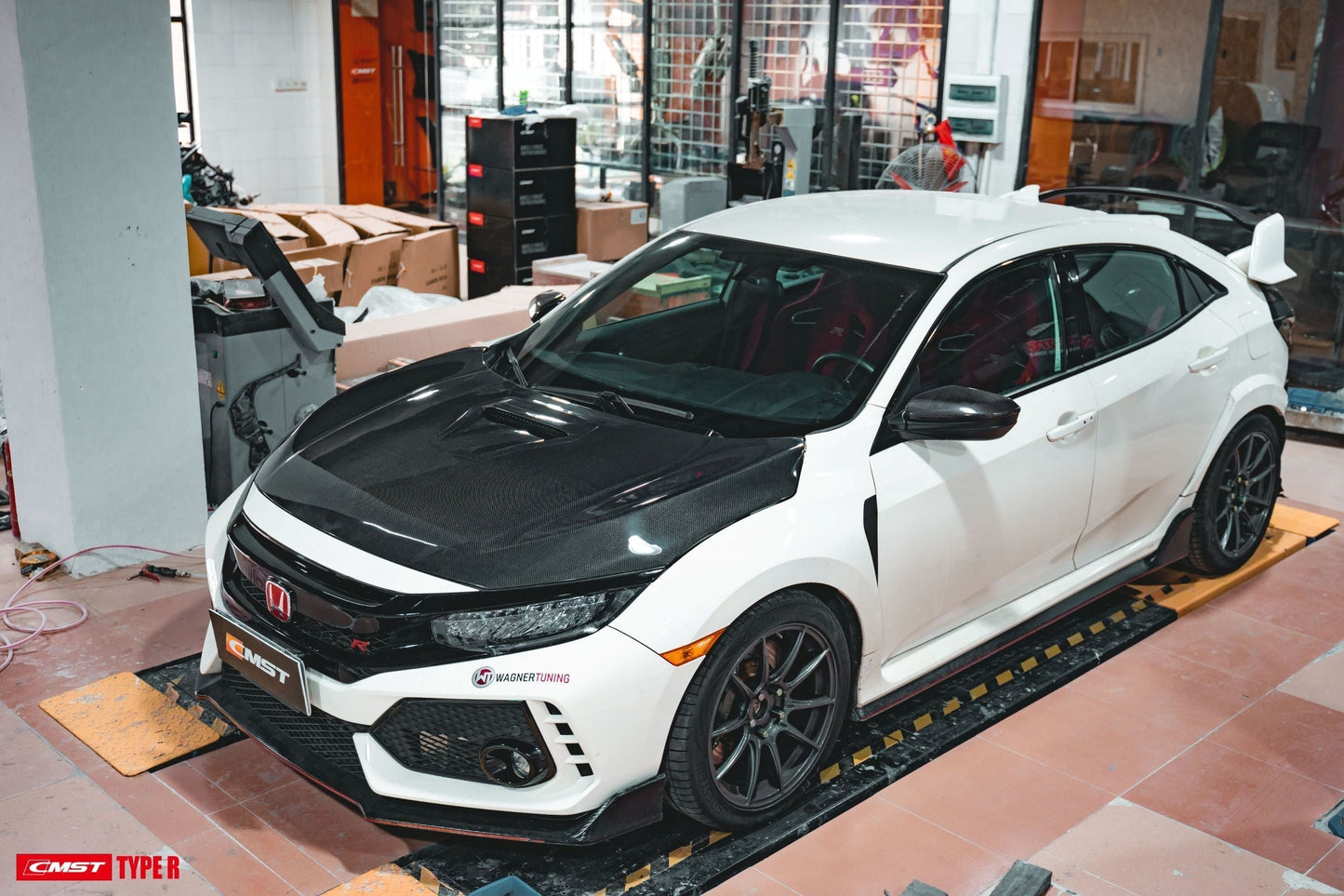 CMST Tuning Carbon Fiber Front Lip Splitter for Honda FK8 Civic Type-R