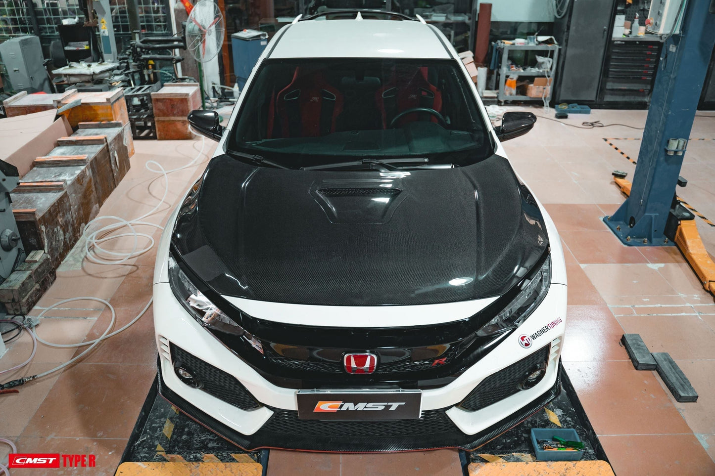 CMST Tuning Carbon Fiber Front Lip Splitter for Honda FK8 Civic Type-R