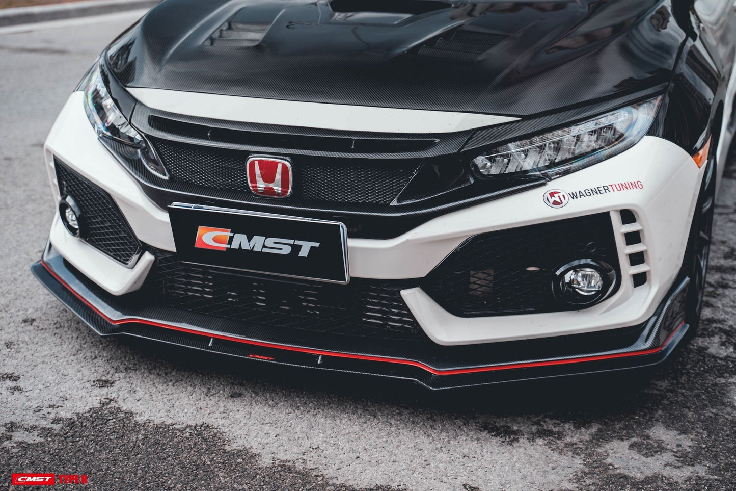 CMST Tuning Carbon Fiber Front Lip Splitter for Honda FK8 Civic Type-R