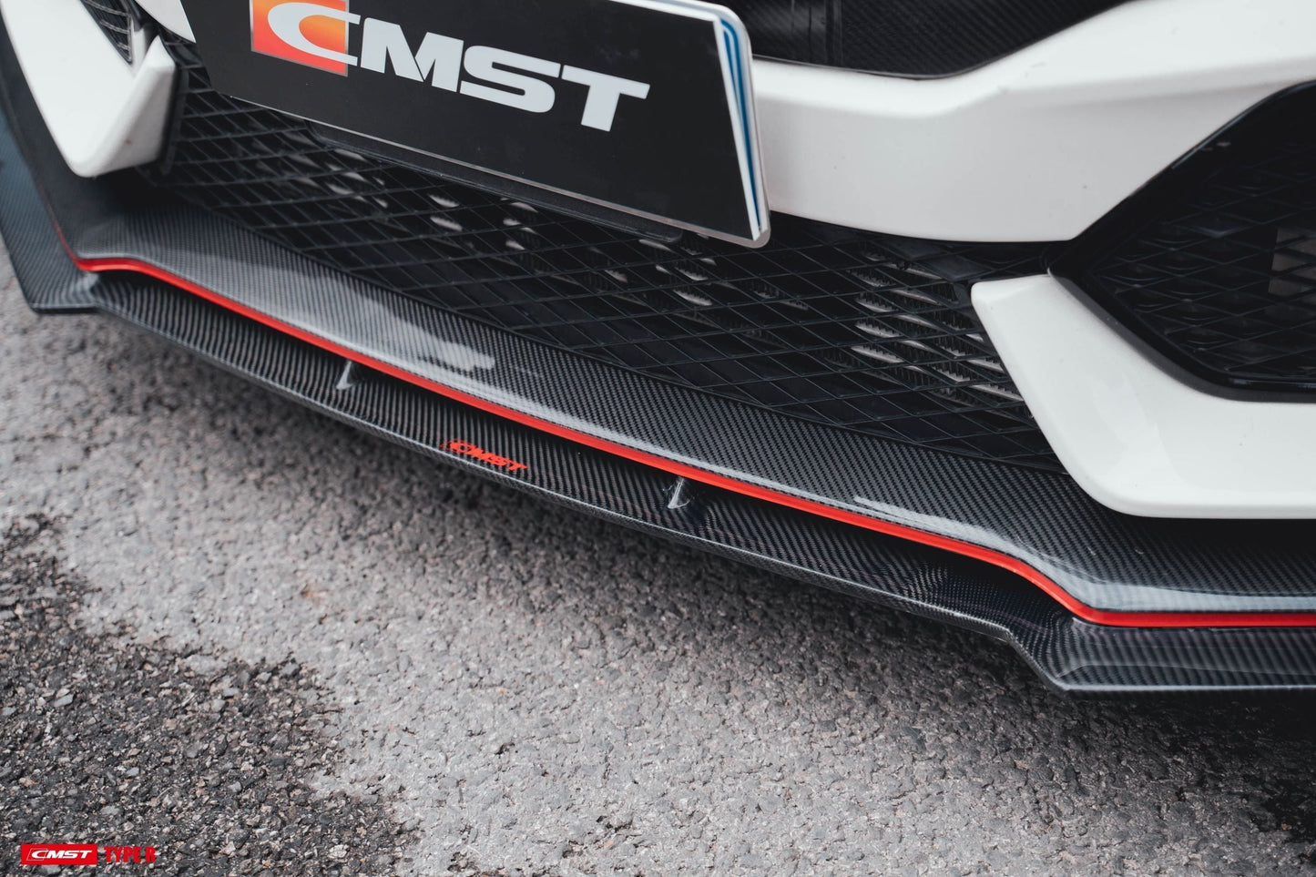 CMST Tuning Carbon Fiber Front Lip Splitter for Honda FK8 Civic Type-R