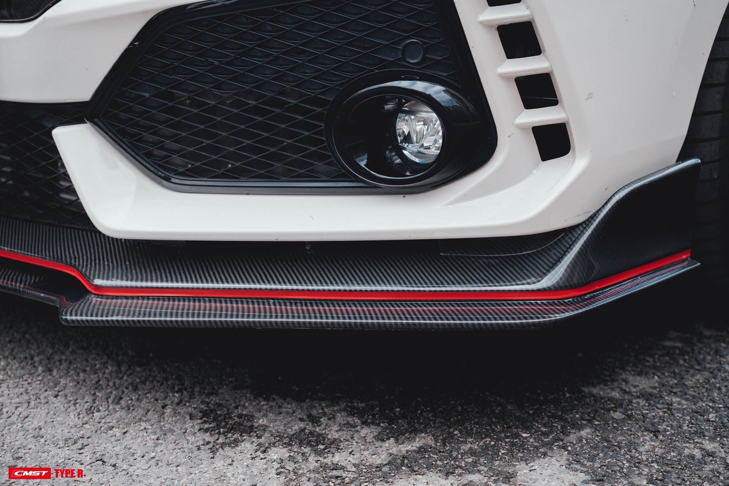 CMST Tuning Carbon Fiber Front Lip Splitter for Honda FK8 Civic Type-R