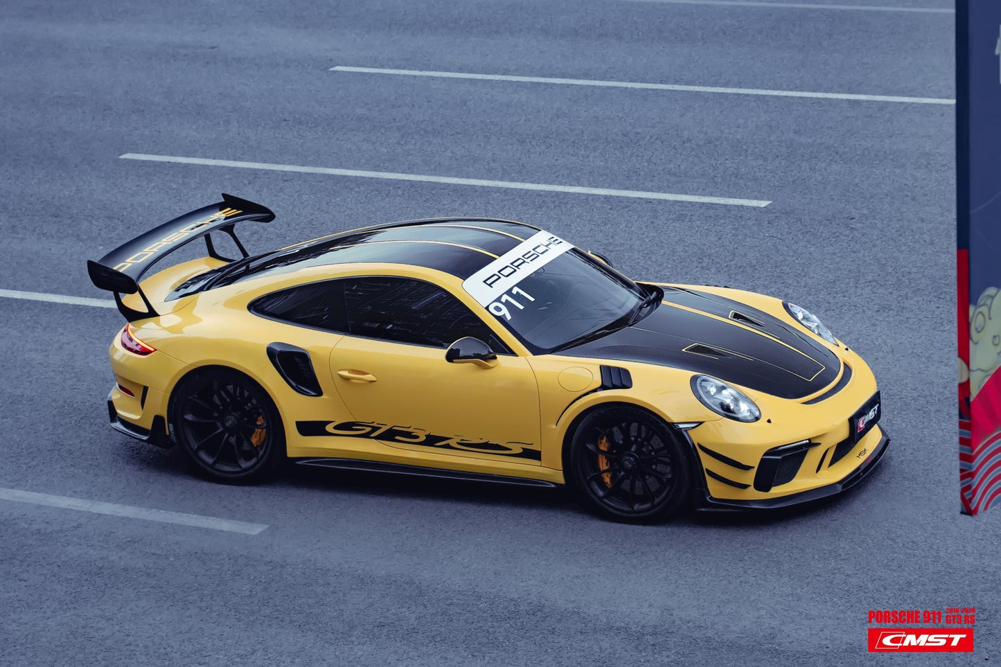 CMST Tuning Carbon Fiber Front Bumper Canards for Porsche 991 991.2 GT3RS
