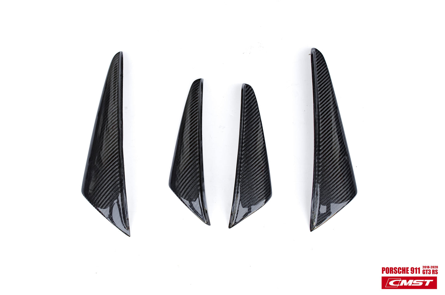 CMST Tuning Carbon Fiber Front Bumper Canards for Porsche 991 991.2 GT3RS