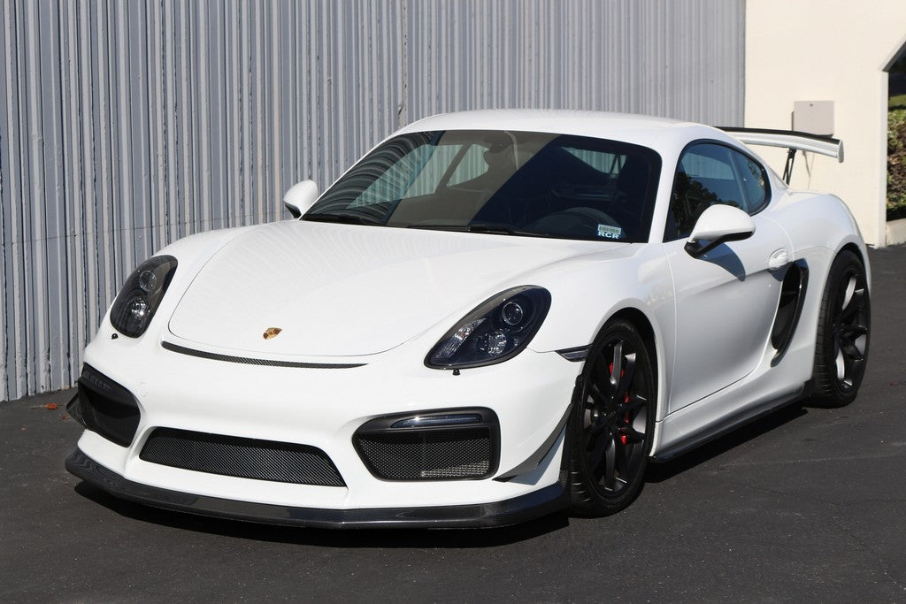 APR Performance Porsche Cayman GT4 Wing Extension Kit W/Carbon Gurney Flap - AA-545052-C-Dub Tech
