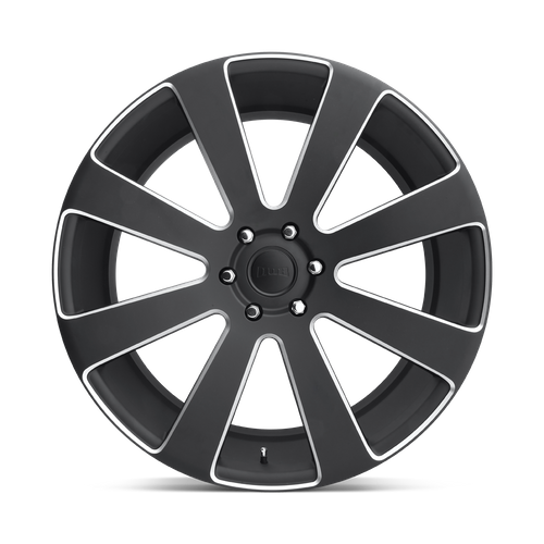 DUB S187 8-BALL MATTE BLACK MILLED