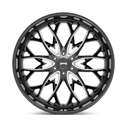 DUB S263 Og Wheel, 26x10.0 +30 Offset 6x135, Gloss Black Milled - S263260089+30