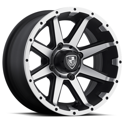 FAIRWAY ALLOYS FA135 REBEL MACHINED MATTE BLACK