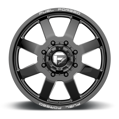 FUEL FF09D MATTE BLACK MILLED