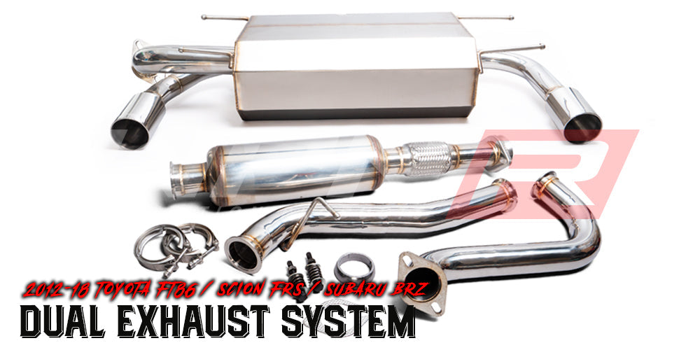 2013-2018 SCION FRS / TOYOTA FT86 / SUBARU BRZ Sport Exhaust System-C-Dub Tech