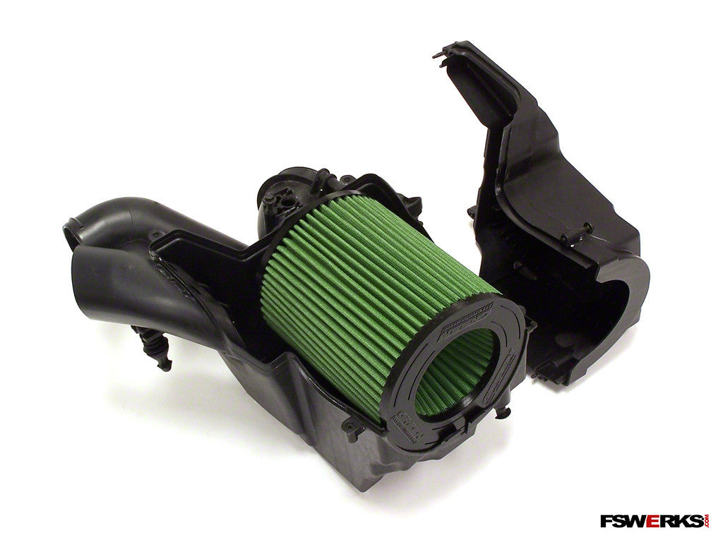 7159 Green Filter High Performance Cylindrical Air Filter Green Color - Ford Focus/Focus RS/Transit Connect/Escape-C-Dub Tech