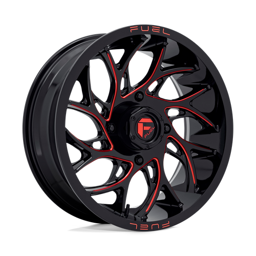 FUEL UTV GLOSS BLACK MILLED CANDY RED