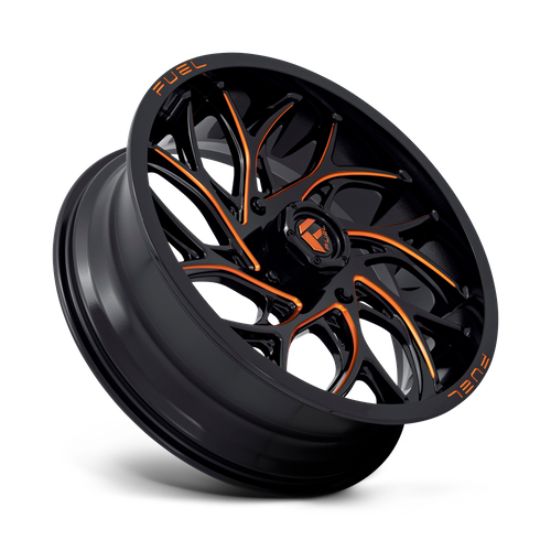 FUEL UTV GLOSS BLACK MILLED ORANGE