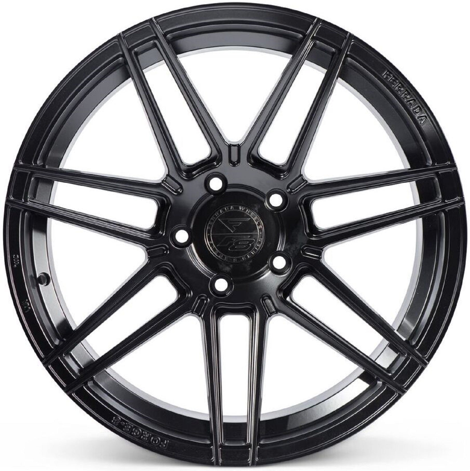 20" (Full Staggered Set) Ferrada F8-FR6 20x9 20x11 Matte Black Wheels-C-Dub Tech