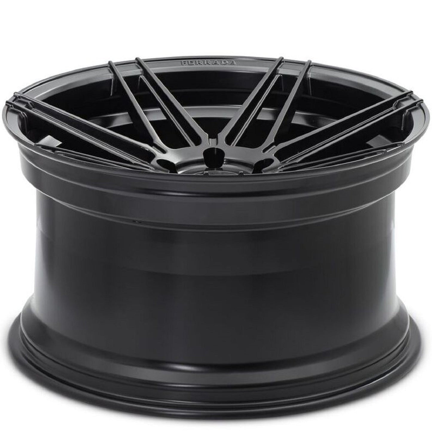 20" (Full Staggered Set) Ferrada F8-FR6 20x10 20x11 Matte Black Wheels-C-Dub Tech
