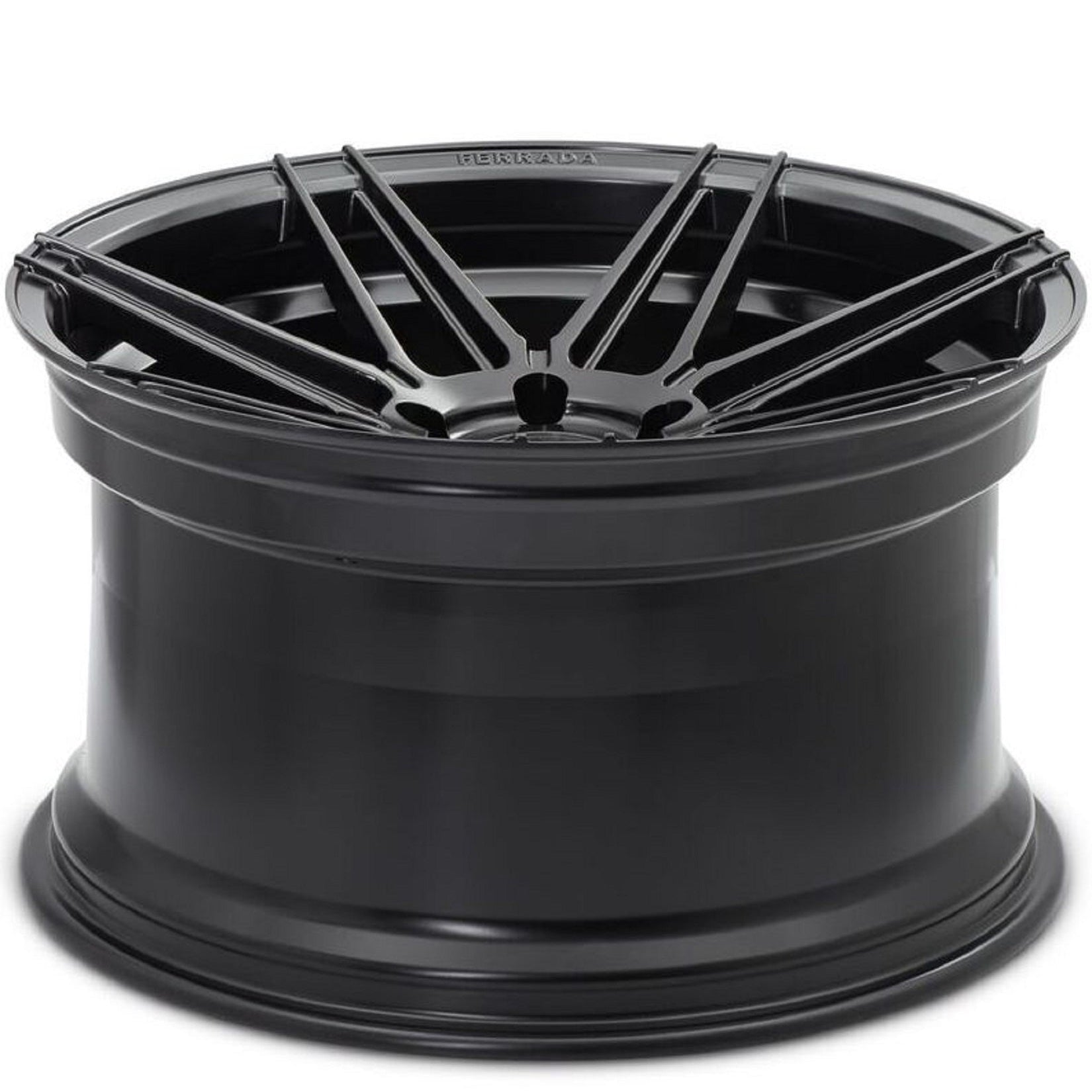 20" (Full Staggered Set) Ferrada F8-FR6 20x10 20x11 Matte Black Wheels-C-Dub Tech