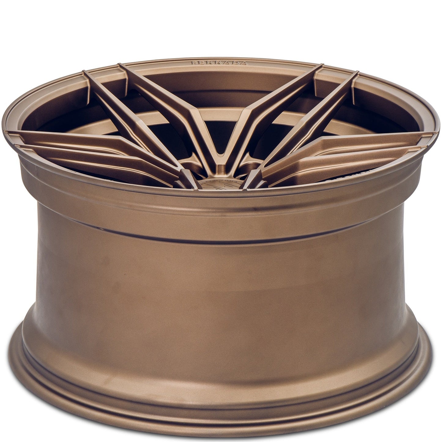 20" (Full Staggered Set) Ferrada F8-FR5 20x9 20x10.5 Matte Bronze Forged Wheels-C-Dub Tech