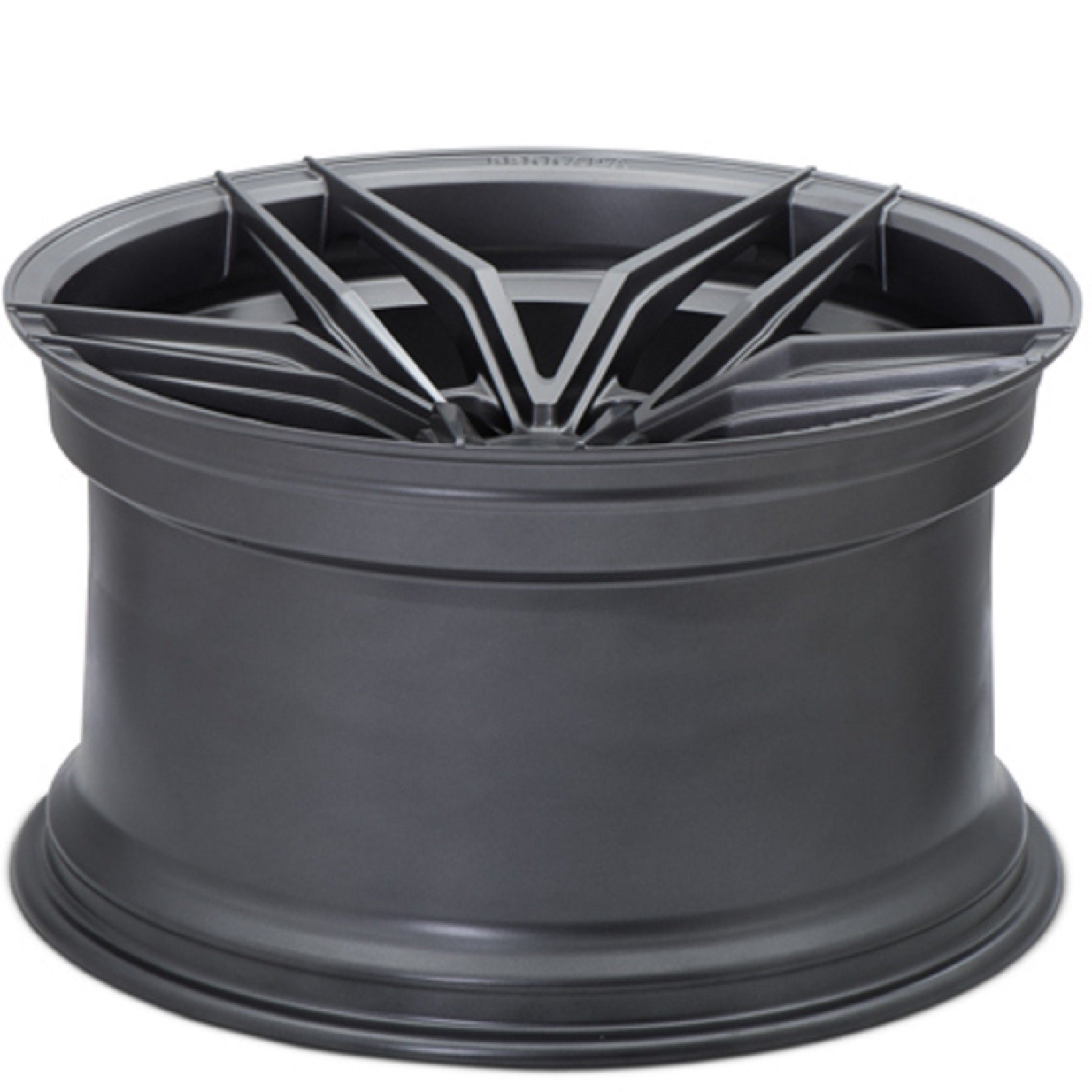 20" (Full Staggered Set) Ferrada F8-FR5 20x9 20x10 Graphite Wheels-C-Dub Tech