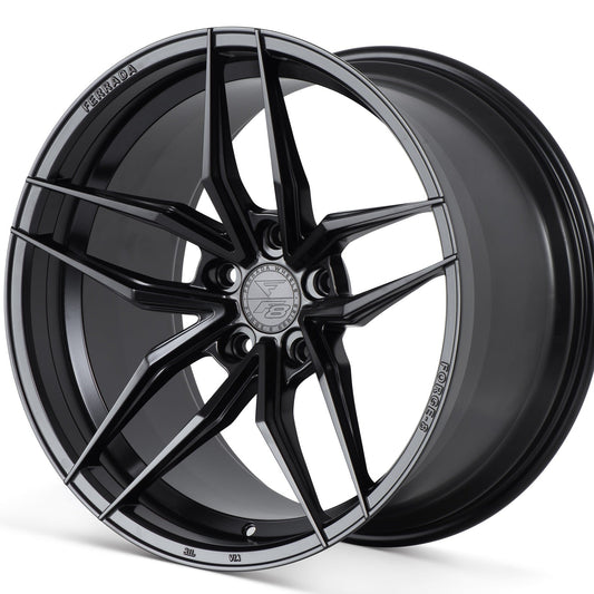 20" (Full Staggered Set) Ferrada F8-FR5 20x10.5 20x11.5 Matte Black Wheels-C-Dub Tech