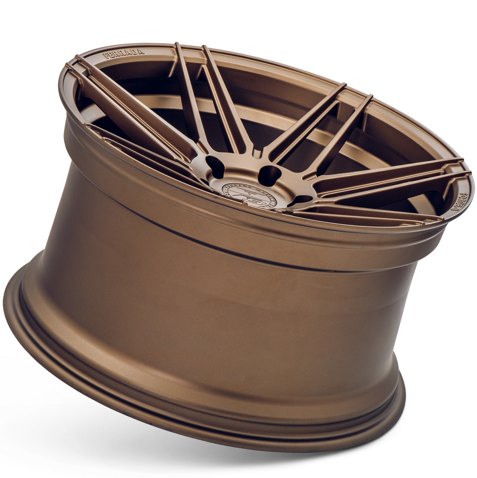 20" (Full Staggered Set) Ferrada F8-FR6 20x10 20x11 Matte Bronze Wheels-C-Dub Tech