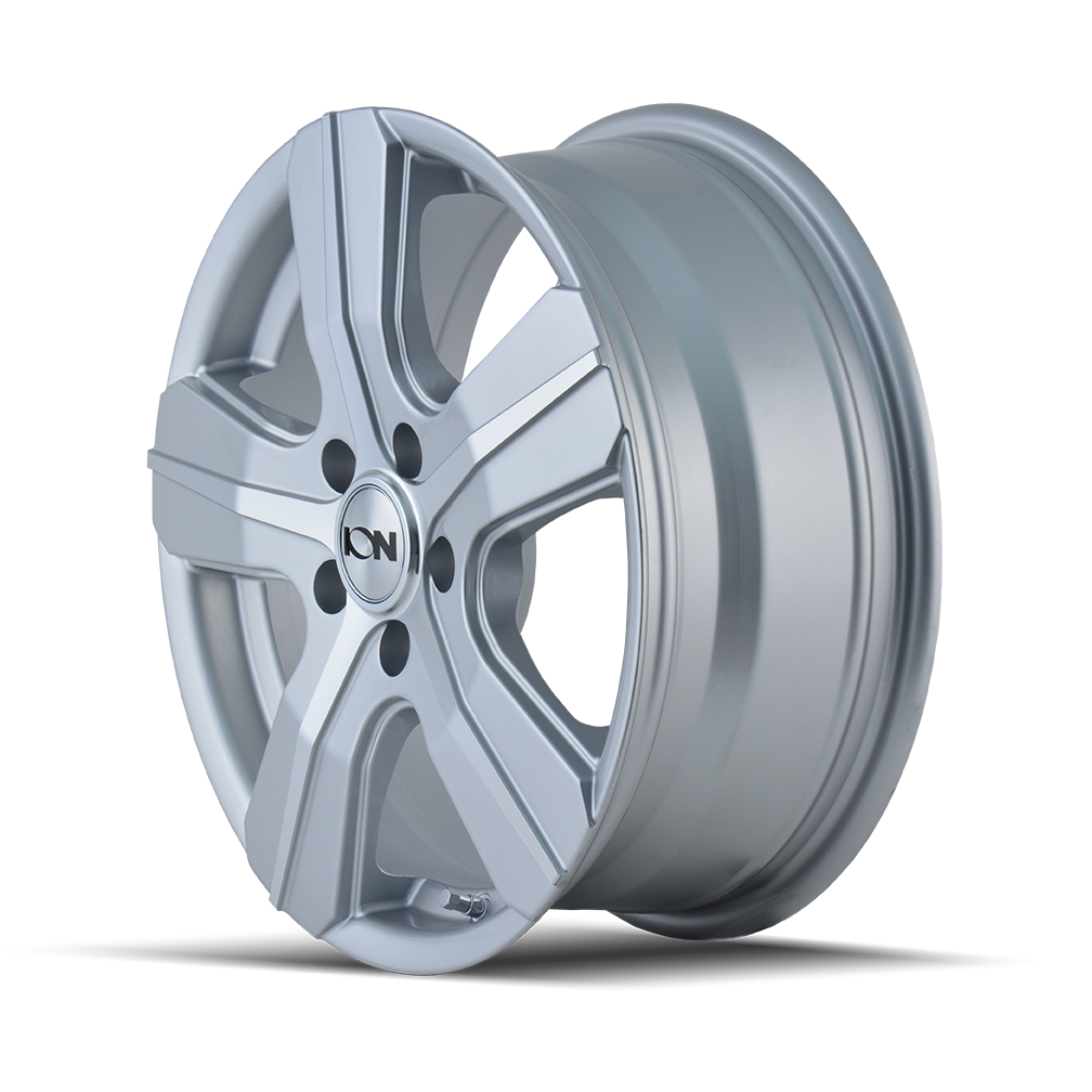 ION 101 16X6.5 50 5x108 SILVER/MACHINED FACE