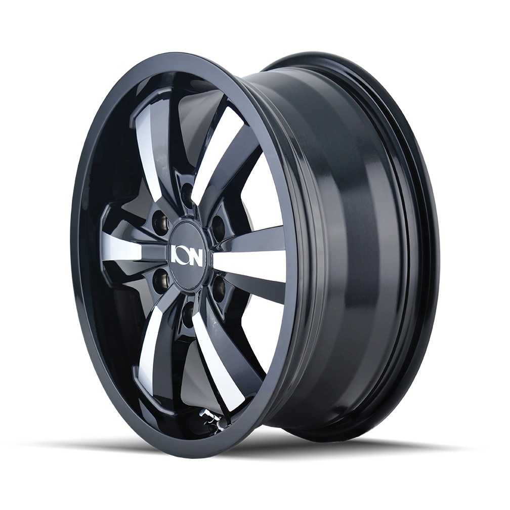 ION 103 16X6.5 45 6x130 BLACK/MACHINED