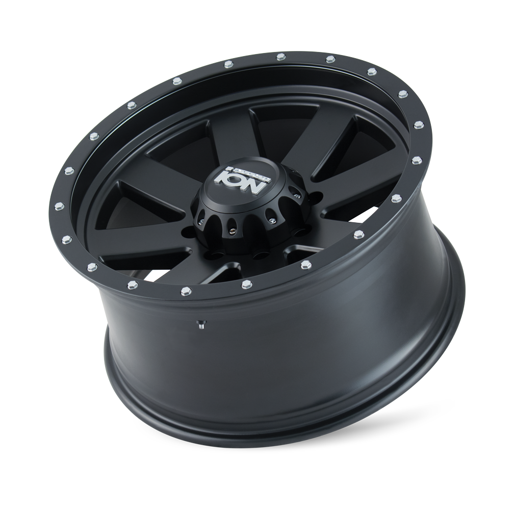ION 134 17x8.5 -6 5x127 MATTE BLACK/BLACK BEADLOCK