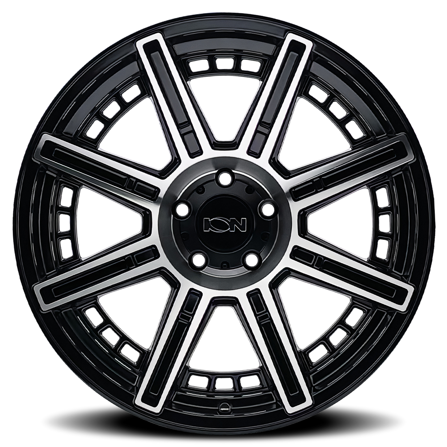 ION 149 20x10 -24 8x170 BLACK MACHINED
