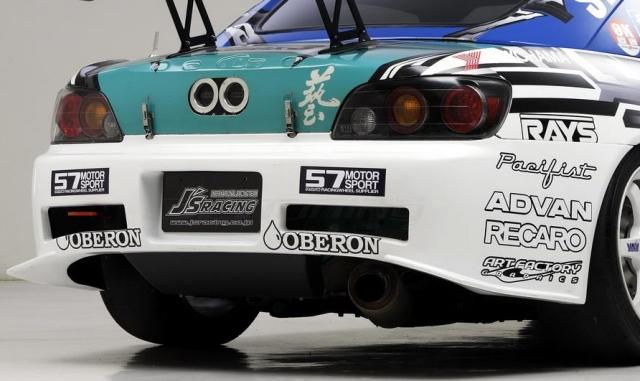 J's Racing Type S Rear Bumper (FRP) - Honda S2000 00-09