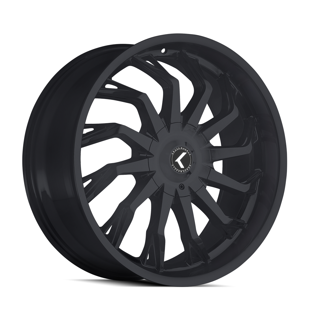 KRAZE SCRILLA KR142 24x9.5 5x127 5x139.7 18 87 SATIN BLACK