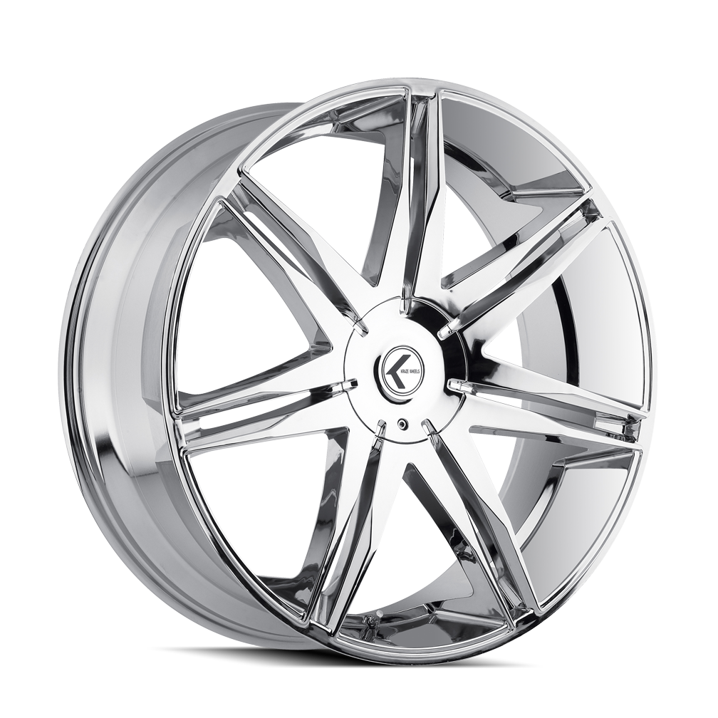 KRAZE EPIC KR143 22x9.5 5x115 5x120 18 74.1 CHROME