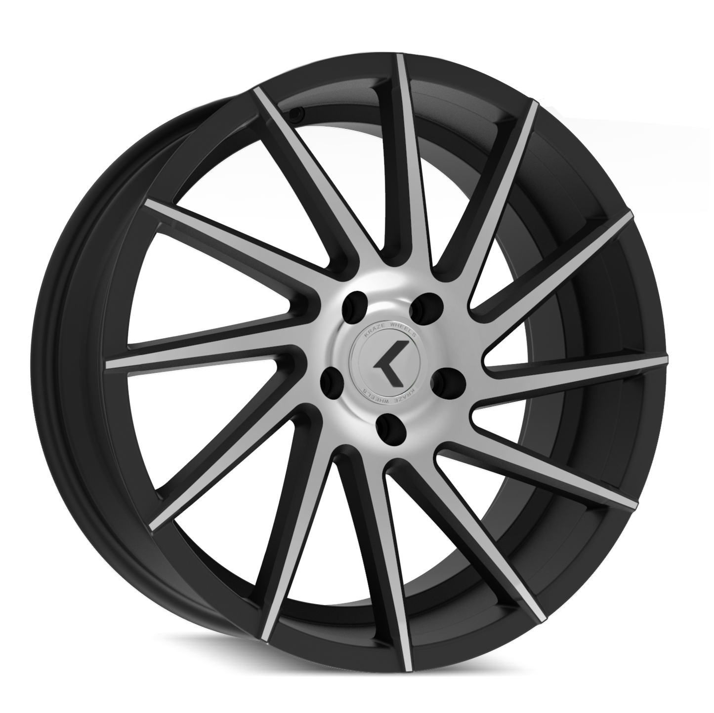 KRAZE SPINNER KR181 20x8.5 5x112 40 66.6 BLACK/MACHINED
