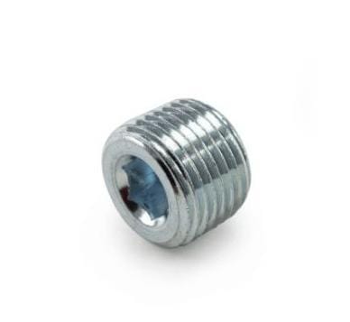 Killer B 1/2in NPT Chrome Plated Steel Plug | NPTPL