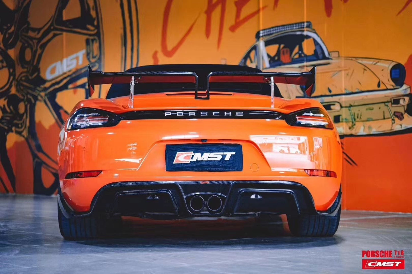 CMST Tuning Carbon Fiber Full Body Kit Style B Porsche 718 Boxster / Cayman