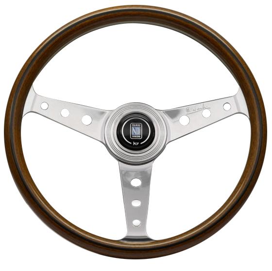 Nardi Classic - 360mm (Wood Finish / Glossy Spokes w/ Holes)