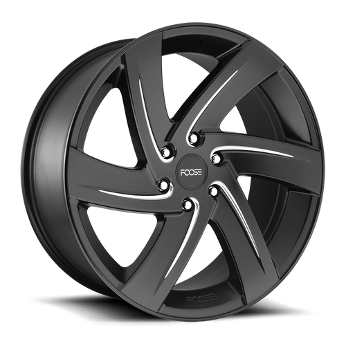 FOOSE F167 BODINE MATTE BLACK MILLED