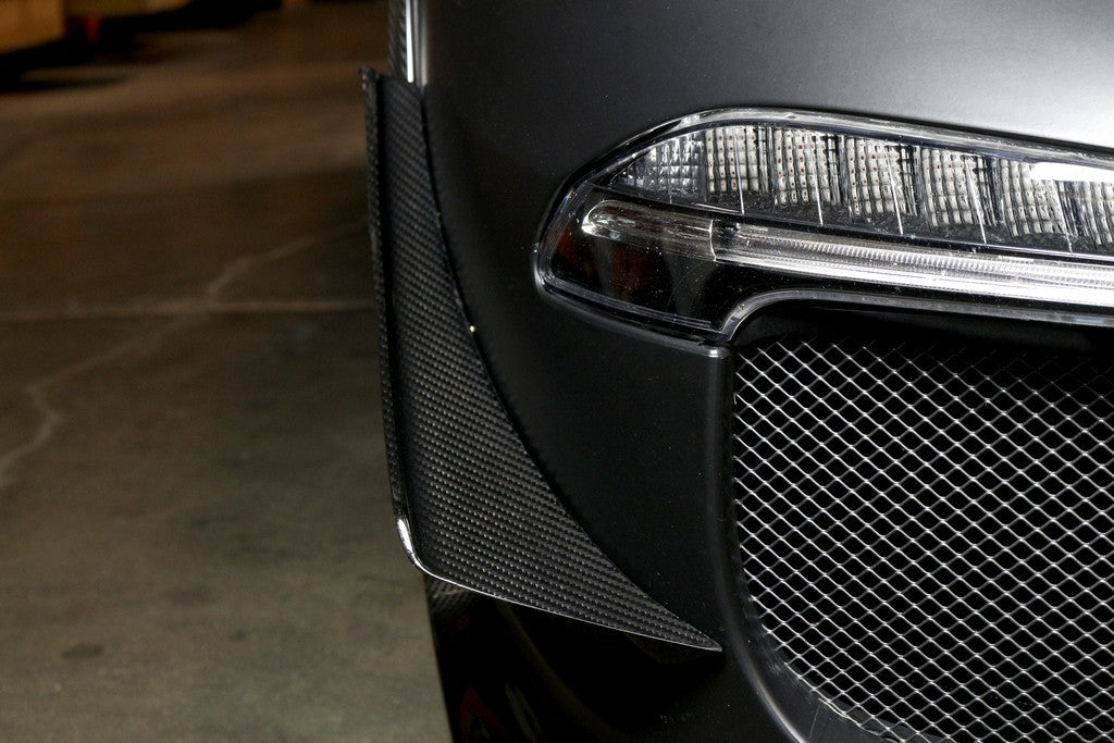 APR Performance Carbon Fiber Front Bumper Canards - AB-535008-C-Dub Tech