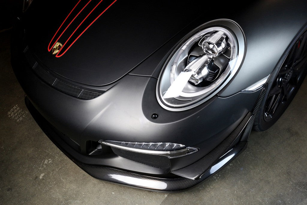 APR Performance Carbon Fiber Front Bumper Canards - AB-535008-C-Dub Tech